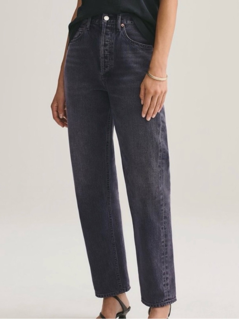 AGOLDE 90'S Mid Rise Loose Fit In Photogram Women’s Size 24
